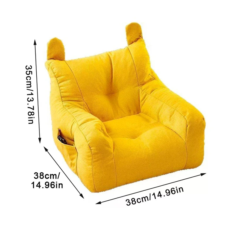 Soft Small Sofa Chair Comfortable Ergonomic Living Room Lazy Sofa With Storage Bag Children's Bear Sofa Chair For Boys And Girls