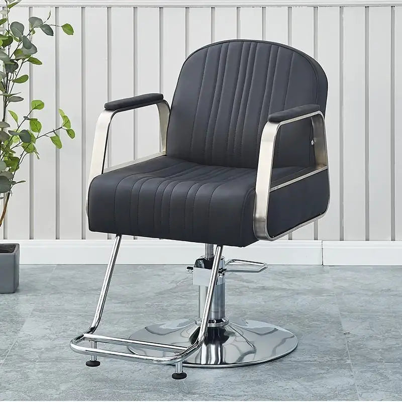 Creative Luxury Barber Chairs Modern Simple Style Minimalist Salon Chairs Space Saving Italian Friseurstuhl Salon Furniture