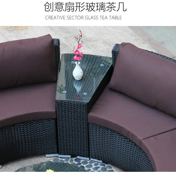 2022 Cheapest Garden Sofas Rattan Outdoor Furniture