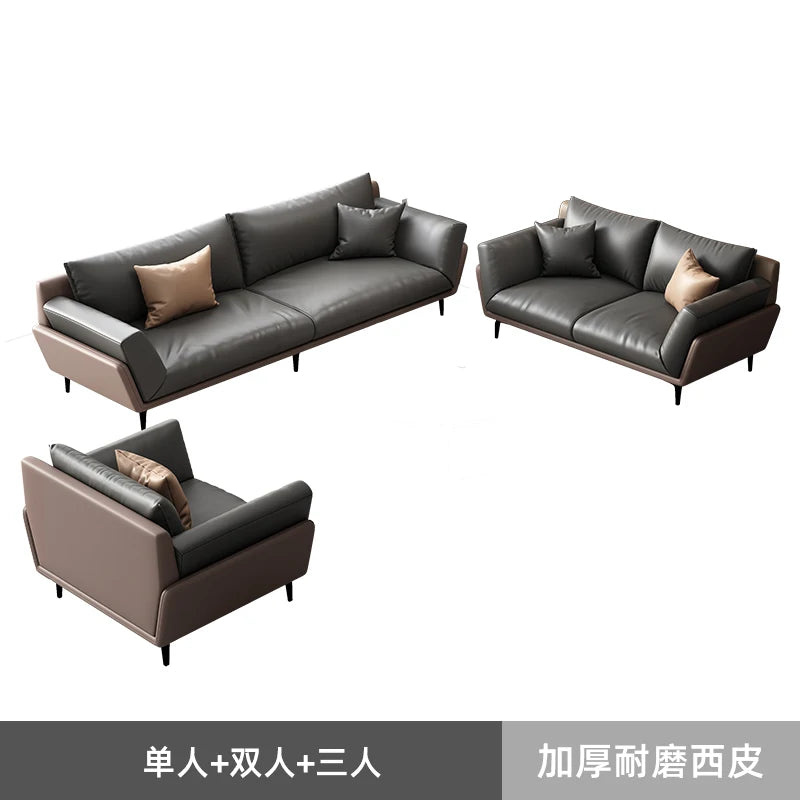 CP office sofa coffee table combination simple modern business rest reception