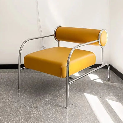 art simple Armchair Medieval style stainless Italian minimalist Armchair ergonomic design cadeiras para sala de estar furniture