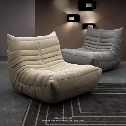 Lazy Floor Couch Caterpillar Sofa Chair Soft Living Room Sofa Recliner Bedroom Balcony Leisure Single Sofa Fireside Chair