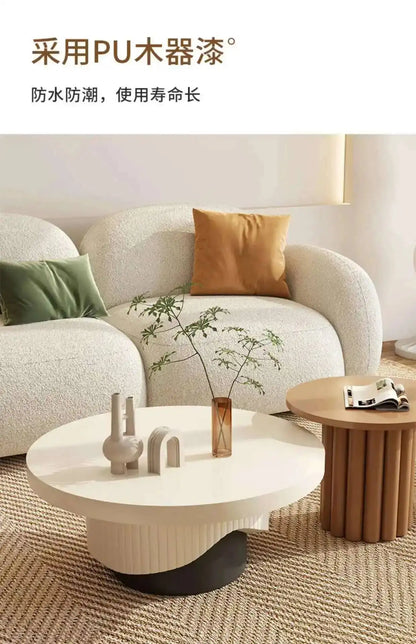 Table ronde unique, tables modernes, table basse, table basse glamour, esthétique, luxe, minimaliste, glamour, meubles de salon Basseliving