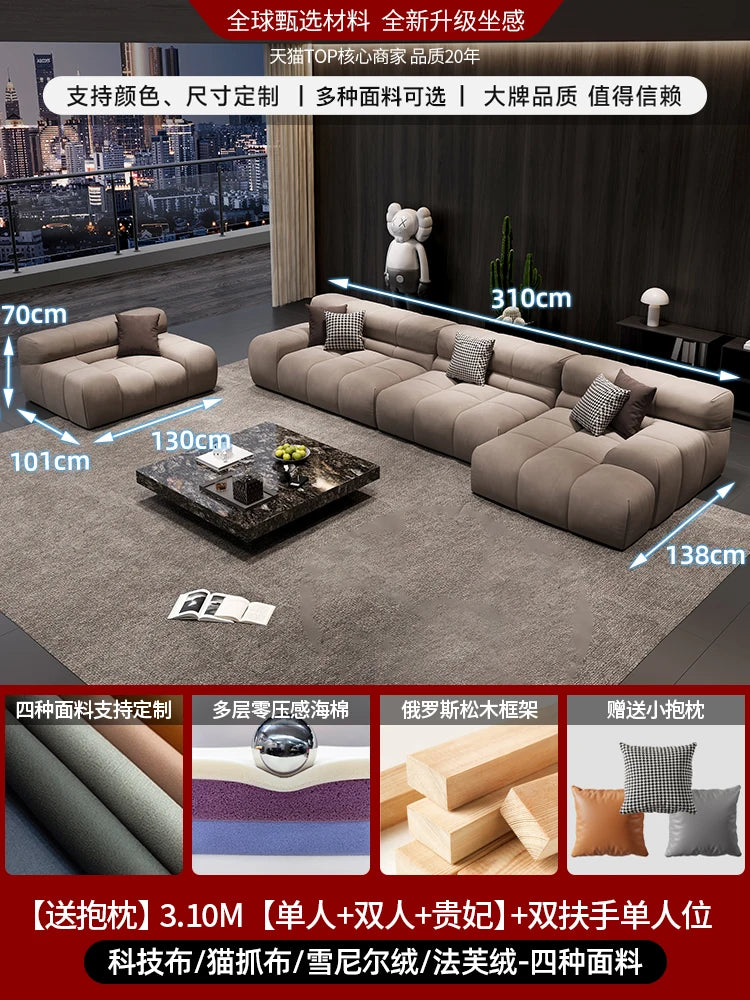 Curved Designer Living Room Sofas Mid Century Floor Recliner Corner Living Room Sofas Hallway Office Muebles Office Furniture