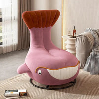 New network red rotating sofa chair animal whale lounge chair shark small apartment balcony lazy sofa