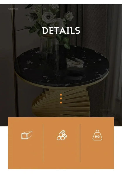 Nordic Leisure Bedroom Side Table Modern Marble Coffee Table for Living Room Furniture Nordic Designer Tables