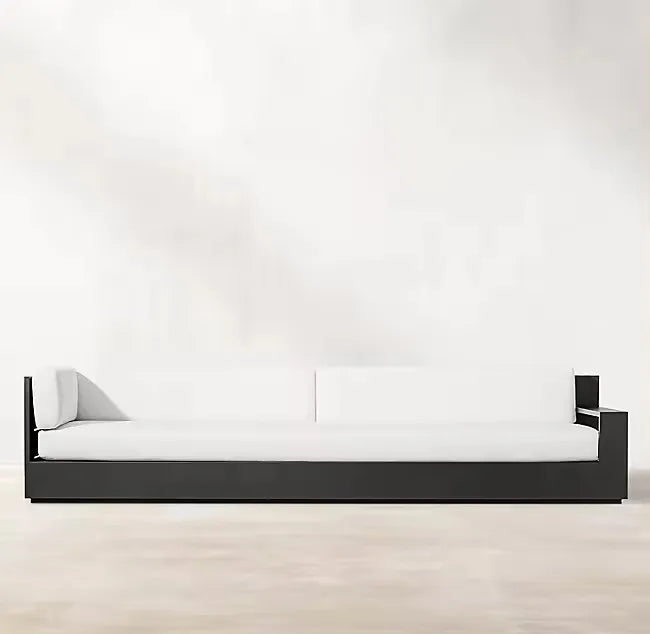 Outdoor Aluminum Sofa Furniture Hotel Garden Terrace Outdoor Leisure Sofa Waterproof Sunscreen Sofa Combination