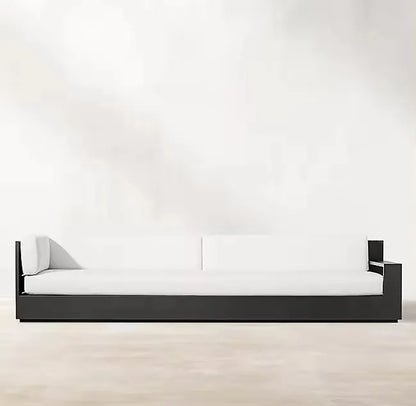 Outdoor Aluminum Sofa Furniture Hotel Garden Terrace Outdoor Leisure Sofa Waterproof Sunscreen Sofa Combination