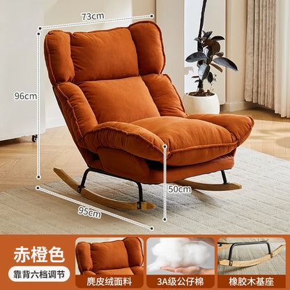 Designer Relax Chaise Lounge Luxury Vanity Makeup Rocking Chaise Lounge Gaming Sofa Living Room Furniture Woonkamer Stoelen Lsyy