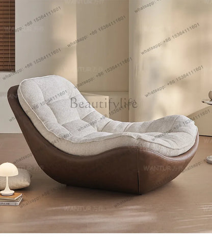 minimalist light luxury Nordic sofa chair simple leisure lazy sofa chair