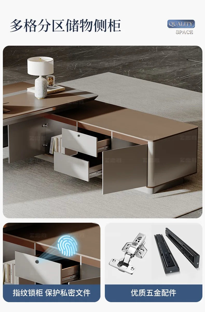 Drawers Wood Office Desks Organizer Stand Computer Portable Office Desks Study Modern Mesas De Computador Office Furniture