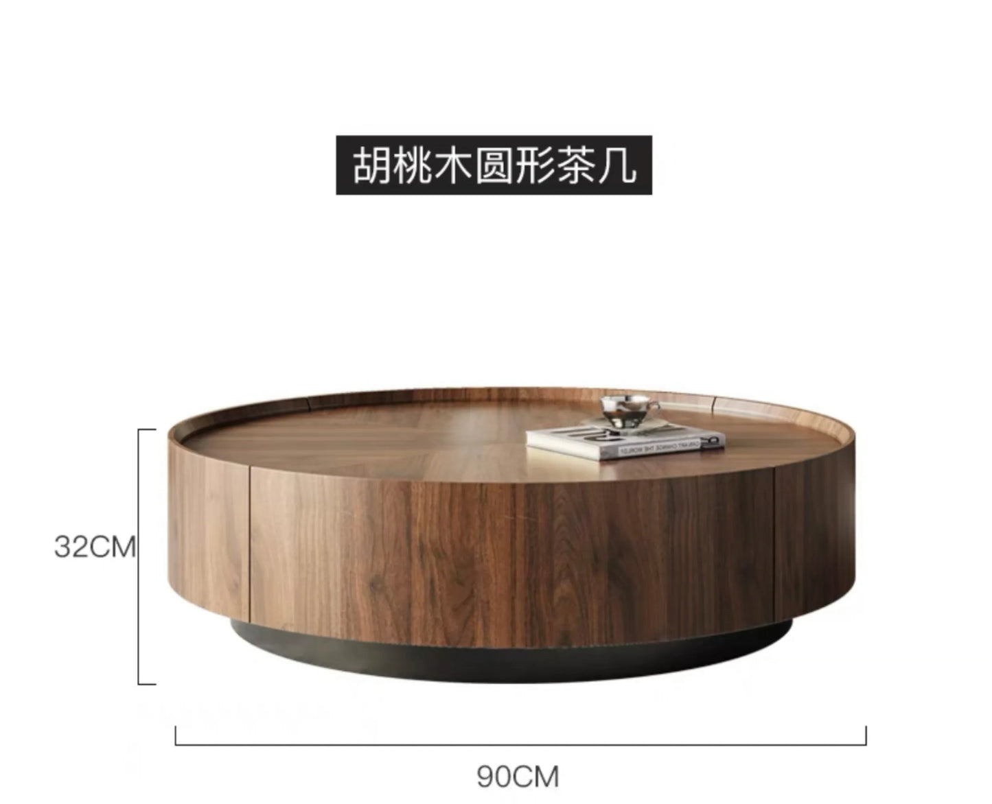 Nordic Solid Wood Coffee Table Modern Simple Originality Round Coffee Table Sofa Side Living Room Home Furniture Salontafel FYCT