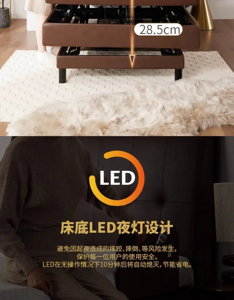 Comfortable Bedframe Beds Care Old People Multifunction Adjustable Beds Electric Recovery Bedroom Furniture Letti Pieghevoli LLB
