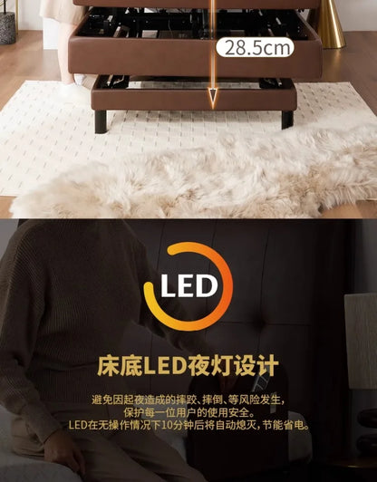 Comfortable Bedframe Beds Care Old People Multifunction Adjustable Beds Electric Recovery Bedroom Furniture Letti Pieghevoli LLB