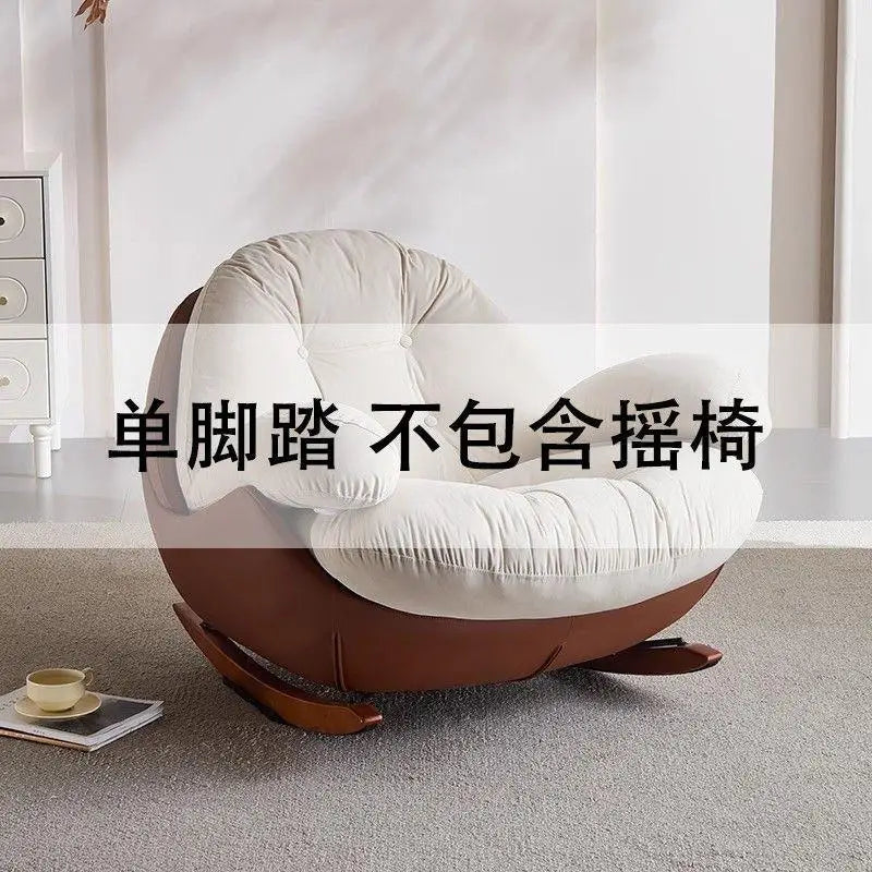 Lazy sofa rocking chair adult medieval balcony household single leisure living room lazy rocking sofa recliner