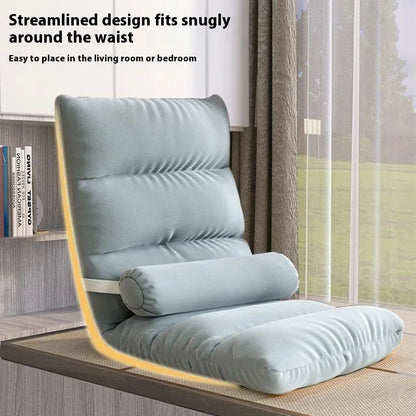 Folding Backrest Chair, Lazy Sofa, Bedroom, Dormitory, Single Seat Cushion, Bed Backrest, Bay Window, Balcony Tatami