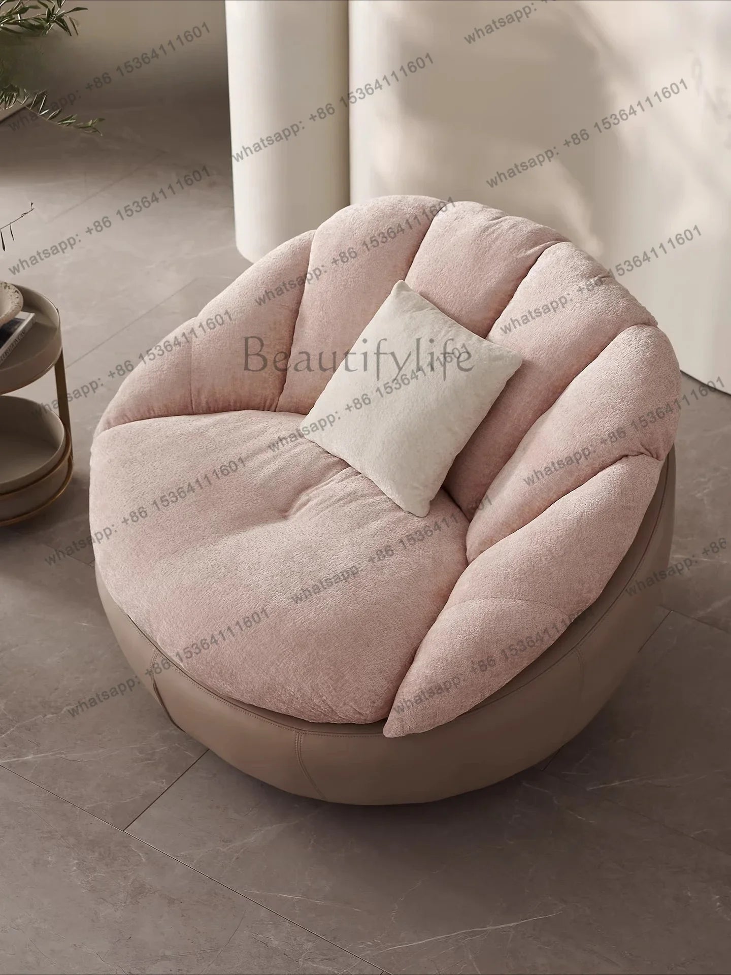 yj57 Sofa chair modern simple living room balcony household lazy leisure chair spot light luxury
