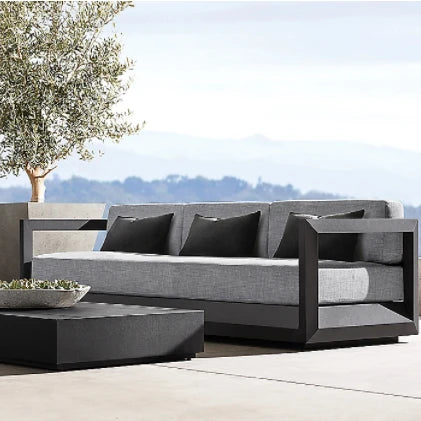 Modern Aluminum Garden Sofa Set Manufacturer's Hot Selling for Outdoor Courtyard & Living Room Powder Coated for Hotel Home Use