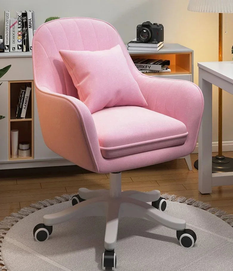 for modern velvet swivel office chair adjustable height ergonomic design elegant desk chair for home office work chair