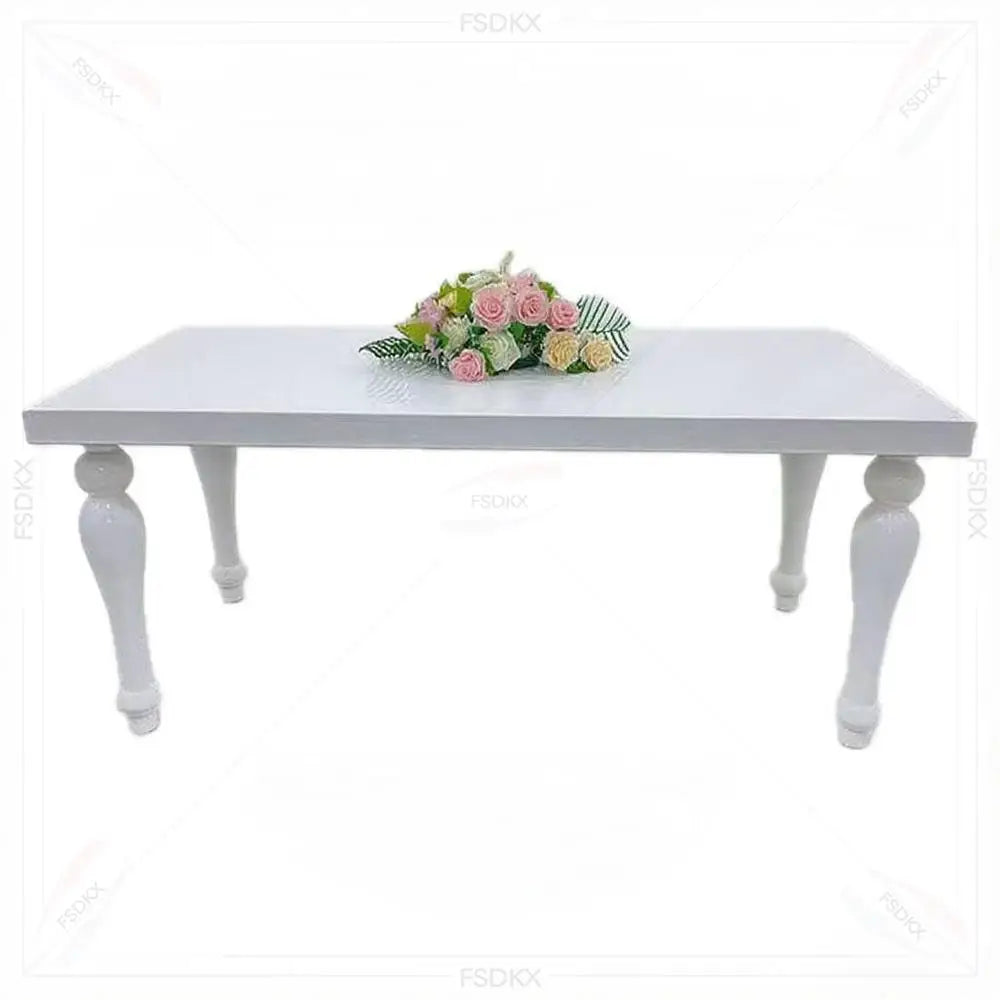 Luxury Modern Stainless Steel Metal Wedding Table with Glass Top Durable Hotel Furniture for Dining Wedding Events