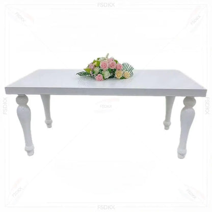 Luxury Modern Stainless Steel Metal Wedding Table with Glass Top Durable Hotel Furniture for Dining Wedding Events