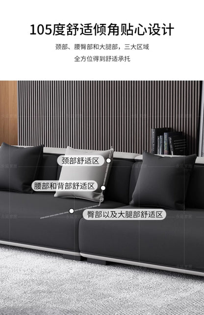 / Customizable Modern Concise Style Office Reception Waiting Sofa Set Leather Reclining Sofa
