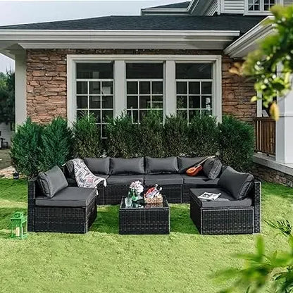 Patio Furniture Set Outdoor Conversation Set Sofa Garden
