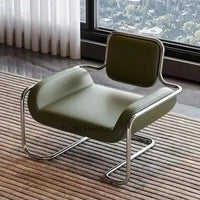 Armchair Nordic Chairs Comfortable Leather Living Portable Room Sofa Relaxing Single Person Backrest Chair Office Home Furniture
