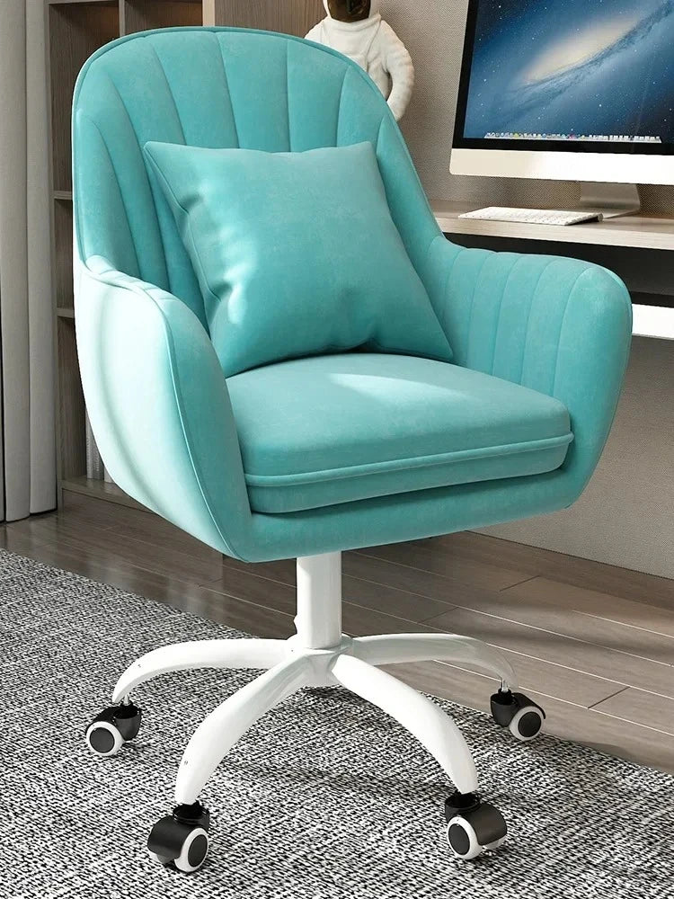 Leisure Bedroom Student Dormitory Computer Chair Home Furniture Backrest Office Chairs Front Desk Hotel Lifting Swivel Armchair
