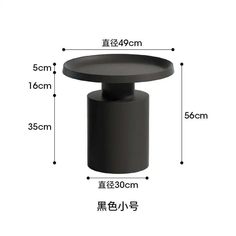 Set Round Table Nordic Center Modern Folding Metal Coffee Tables Storage Mesas Furniture GPF40XP