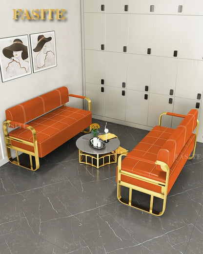 Professional Barber Chairs Minimalist Luxury Reception Beauty Barber Accessories Hair Stylist Sofa  Furniture