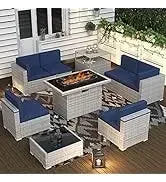 PatioLix 8 Piece Patio Furniture with 44