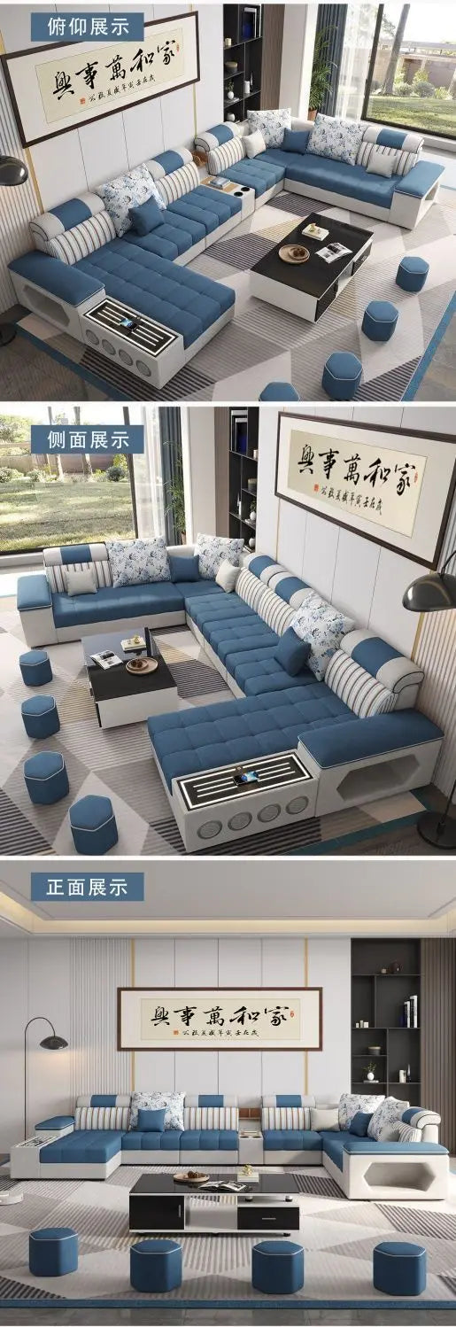 Armrest Electric Sofa Designer Storage Modern Corner Sofa Floor Comfortable Romantic Divani Da Soggiorno House Accessories