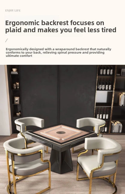 Modern Light Luxury Accent Chair Premium Dining Chair for Salon Reception Office Conference Hotel Lounge Makeup Nail Studio