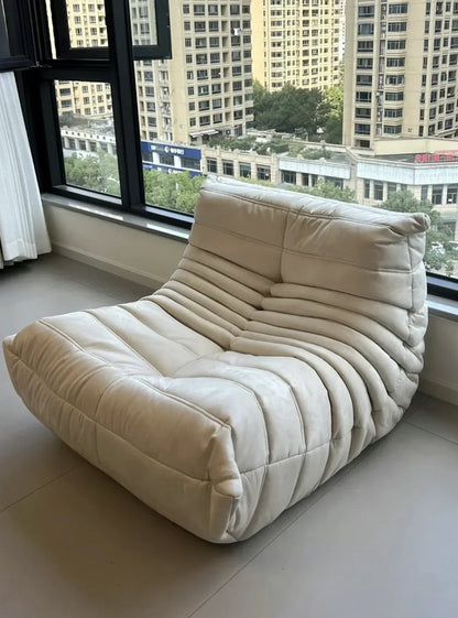Single seat caterpillar sofa, stylish and luxurious, suitable for use in living rooms, bedrooms, hotels, and shopping malls