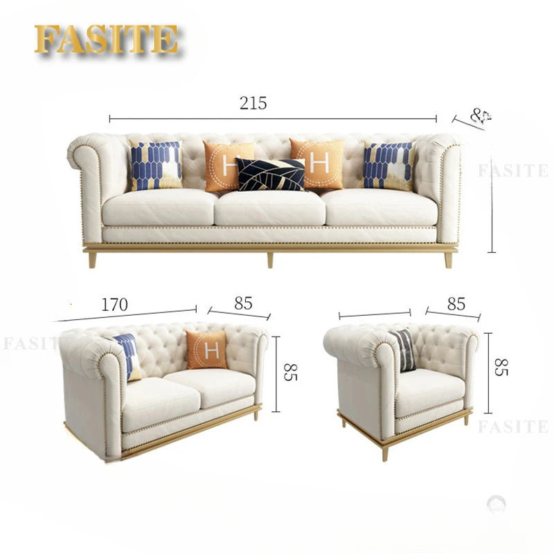 luxury Sofa Set designs couch modern living room Furniture sectionals fabric for chesterfield sofa set modernos e luxuosos