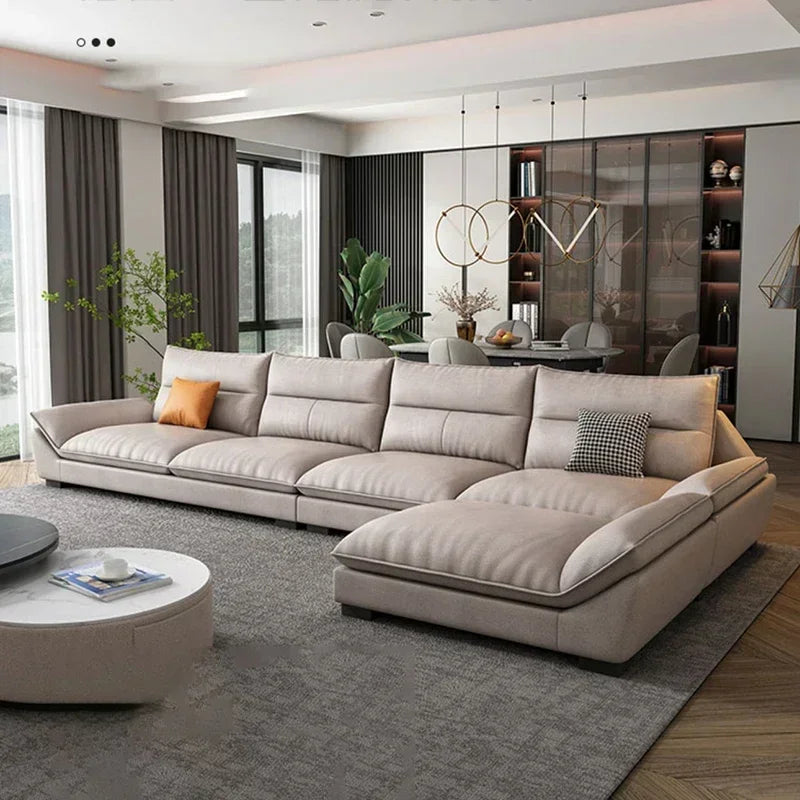 High quality Modern Living Room Sofas Puffs Relaxing Design Lazy Sofa Elegant Recliner Multifunctional Accent Salon Furniture