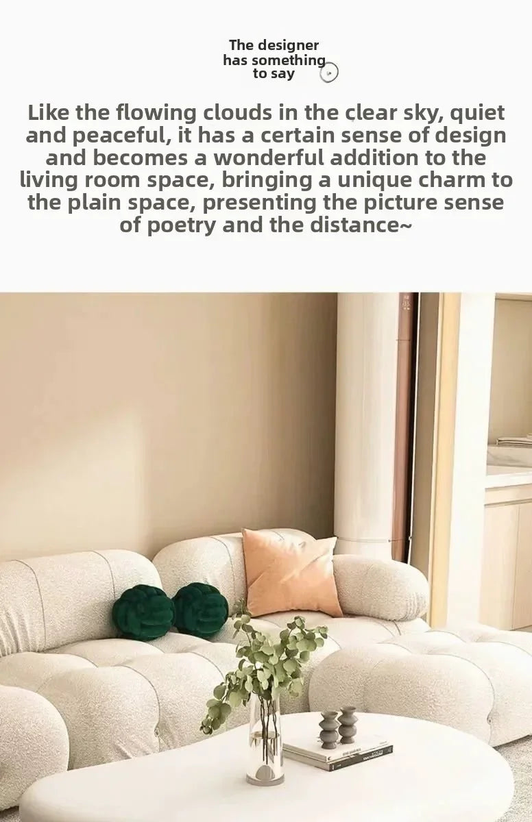 Clouds Tea Table House Lonely Wind Nordic Home Living Room Small Apartment Shaped Cream Simple Modern Tea Coffee Table Furniture