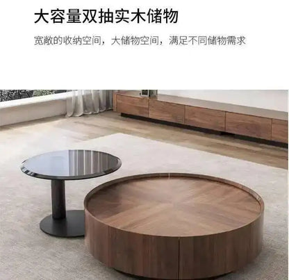Simple Room Coffee Table Chinese Korean Living Luxury Storage Glam Coffee Table Minimalist Premium Chinese Salon Hotel Furniture