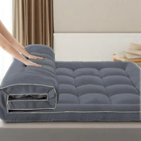 Mattress Topper Queen,Extra Thick Mattress Pad Cover for Sleeping,Cooling Mattress Protector with 8-21 Inch Deep Pocket,1000 GSM