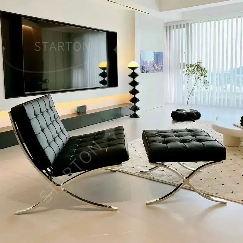 Stylish Barcelona Single, Sofa Chair For, High End Living Room, Italian Designer Lazy, Coffee Sofa Cozy