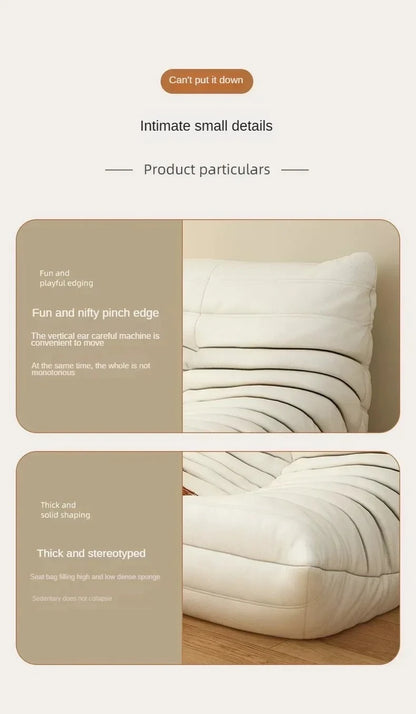 Caterpillar Sofa Designer, Two Person Lazy Leisure Chair, Three Person Small-sized Sofa