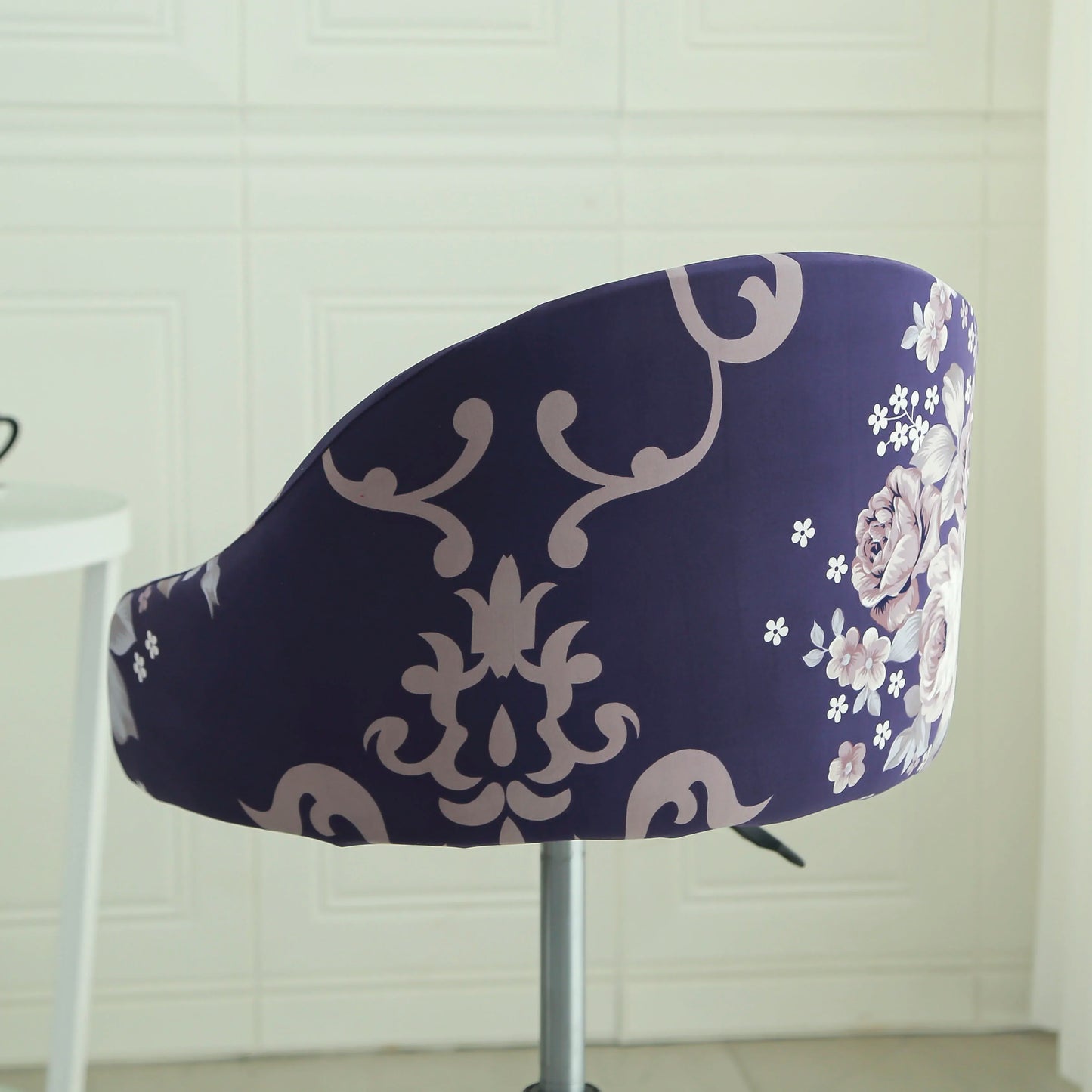 1PC Semi-Circular Universal Wear-Resistant Chair Cover Chair Cover Dust-proof Elastic Restaurant Hotel Dining Chair Cover 의자 커버