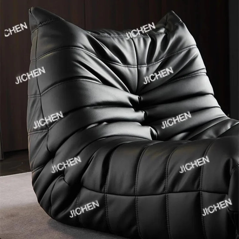 Caterpillar  Sofa Recliner Chair Small Couch Single Seat for Bedroom Balcony Minimalist Living Room Floor Lounge