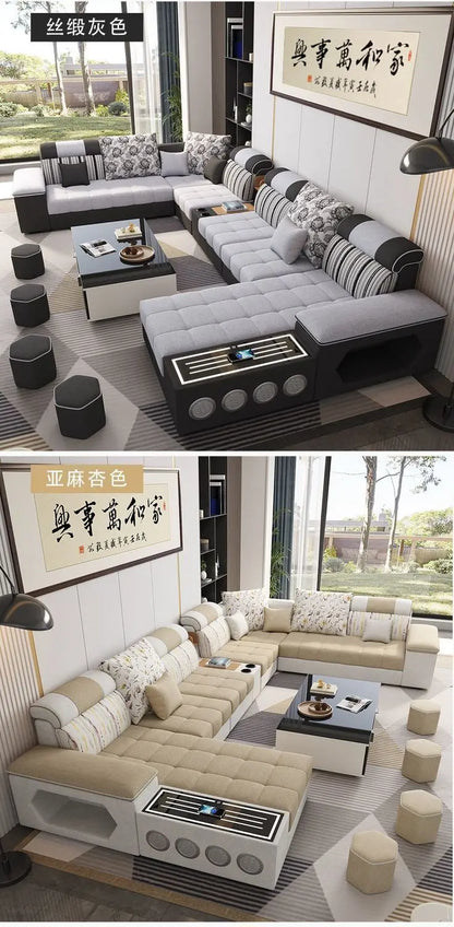 Armrest Electric Sofa Designer Storage Modern Corner Sofa Floor Comfortable Romantic Divani Da Soggiorno House Accessories
