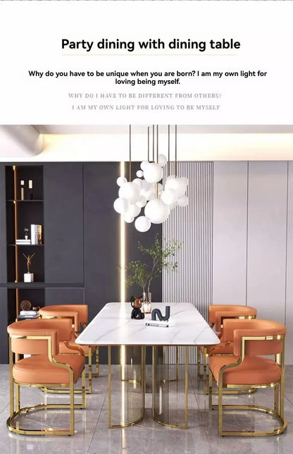 Luxurious modern simple leisure chairs dining chairs home negotiation chairs fashion makeup chairs tea table chairs