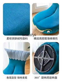 ss7304 Shark Swivel Chair Animal Leisure Small Apartment Simple Home Whale Sofa