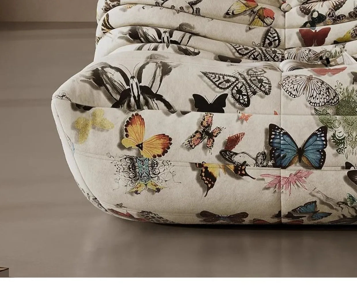 Two sofas, wife's favorite, daughter's favorite, the best seat for taking a shower, caterpillar sofa, luxury item Luxury has con