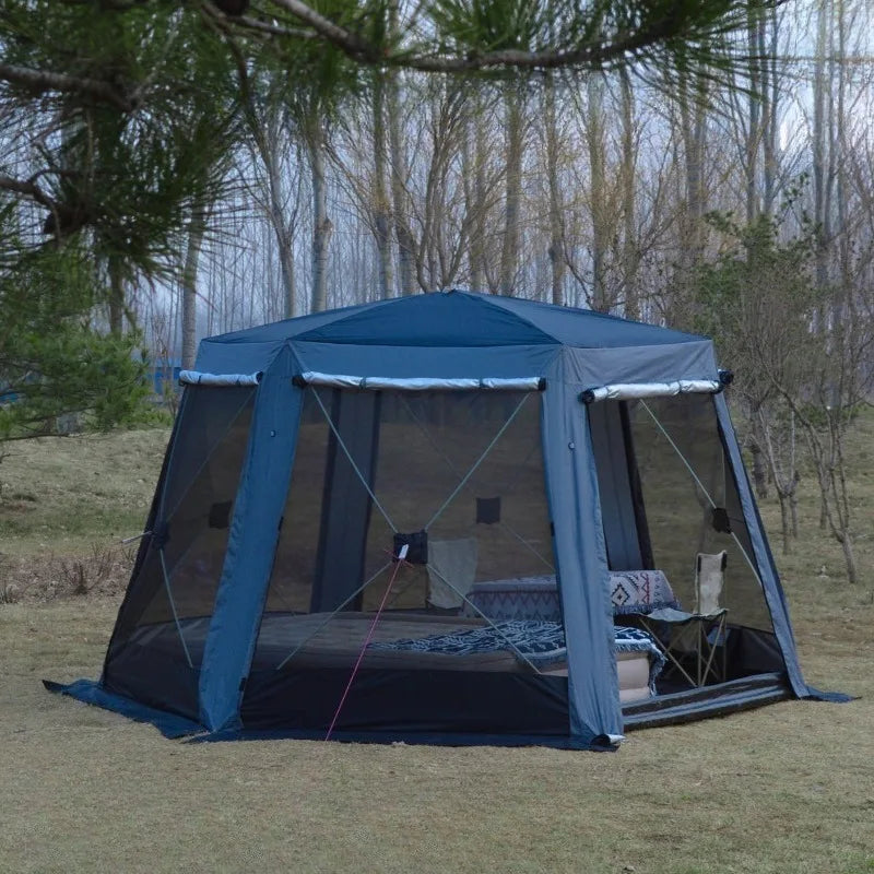 Fully Automatic Outdoor Camping Tent Sun Protection Rainproof Portable Ventilation Tents Large Space Foldable Camping Equipment