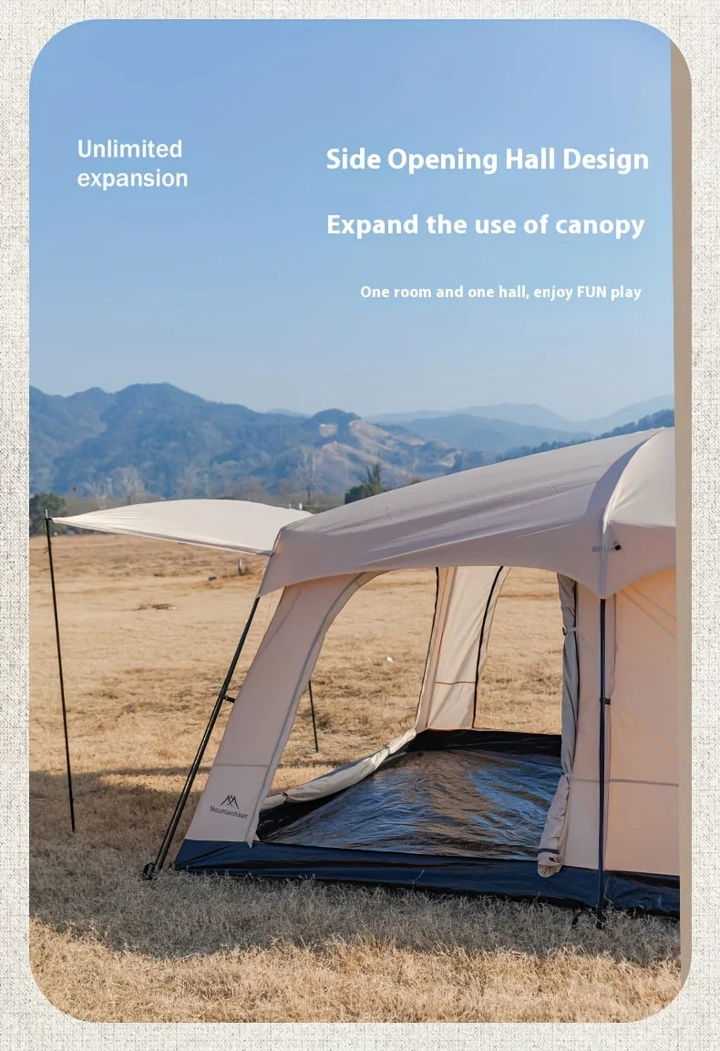 Mountainhiker Tent outdoor camping overnight two-bedroom portable thickened field awning camping equipment family gathering